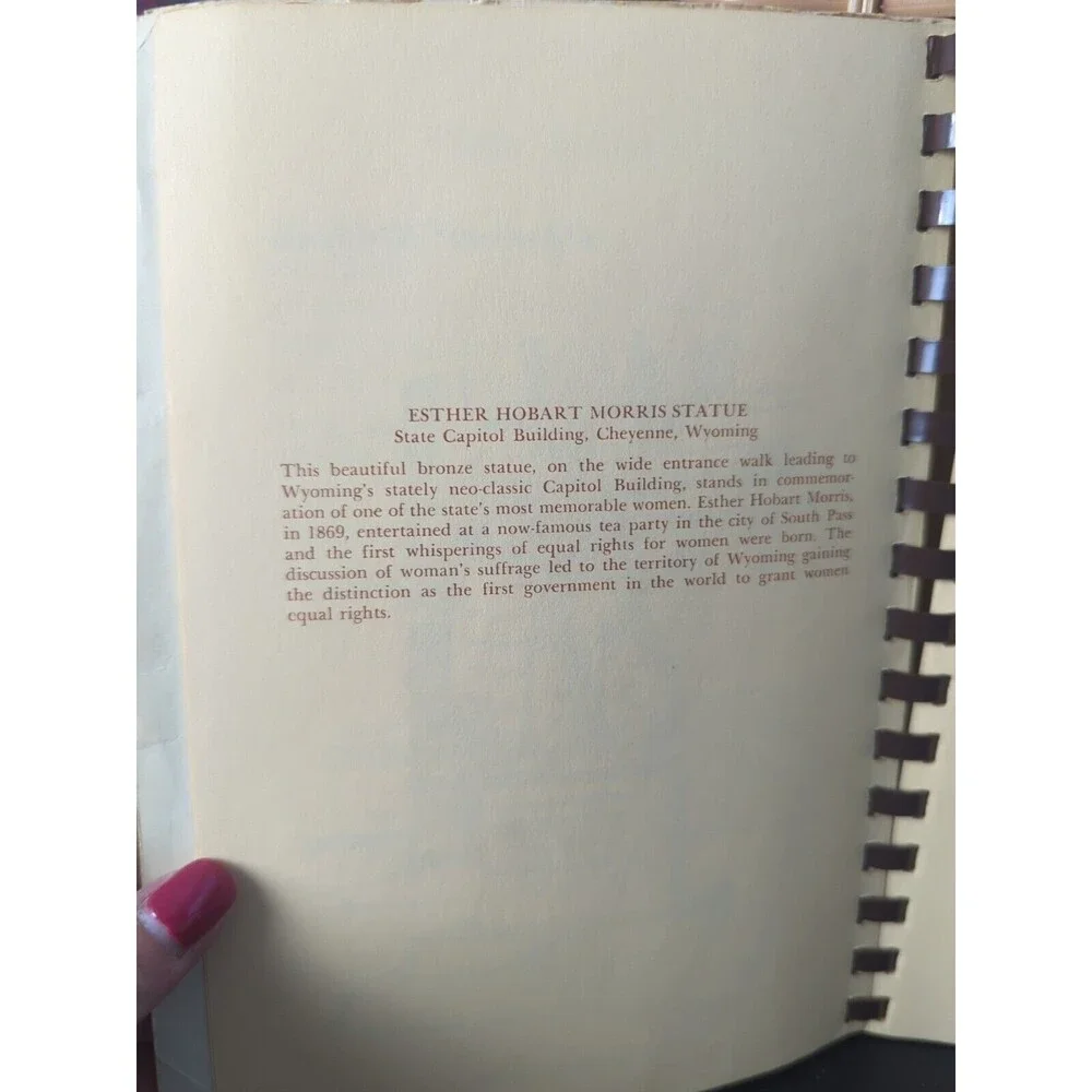 Cooking in Wyoming from 1869-1969 Community‎ Cookbook South Pass City Suffrage